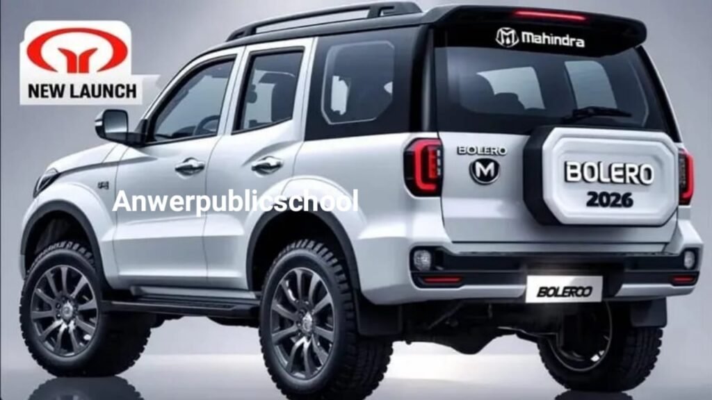 Mahindra Bolero 2026 Price ₹4.79 Lakh – 1.5L Diesel, 39 KM/L Mileage & Premium Features