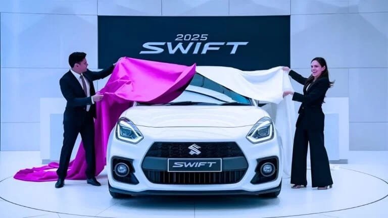 Maruti Swift 2025 – 34 KMPL Mileage, Turbo Engine, Smart Features & Sporty New Look