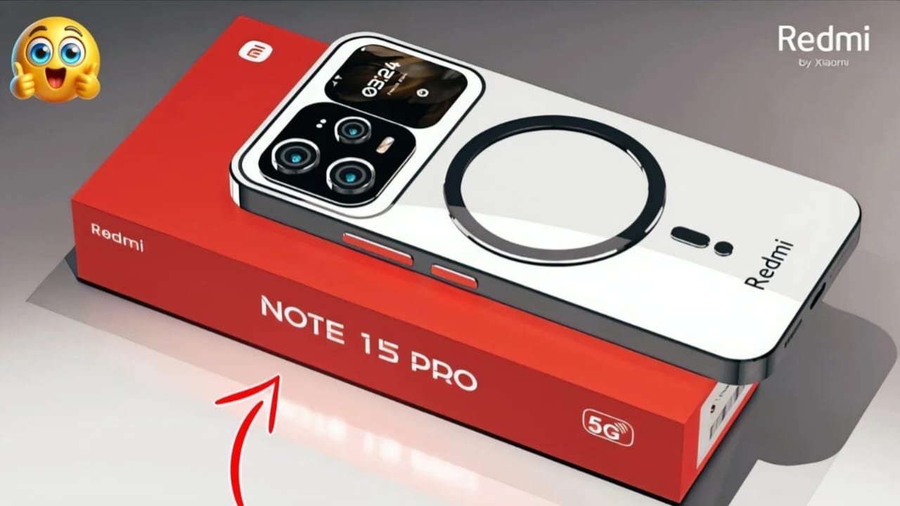 Redmi Note 15 Pro 5G – Sleek Design, 300MP Ultra Pro Camera With 7800mAh Battery & 124W Fast Charging, Just ₹9,999!